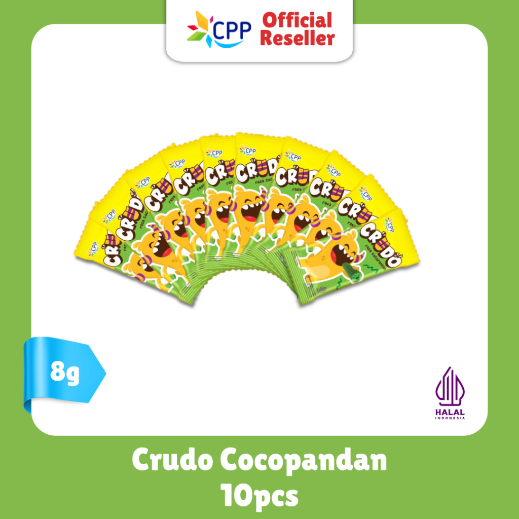 CRUDO @10pcs - Snack Jagung Rasa Cocopandan