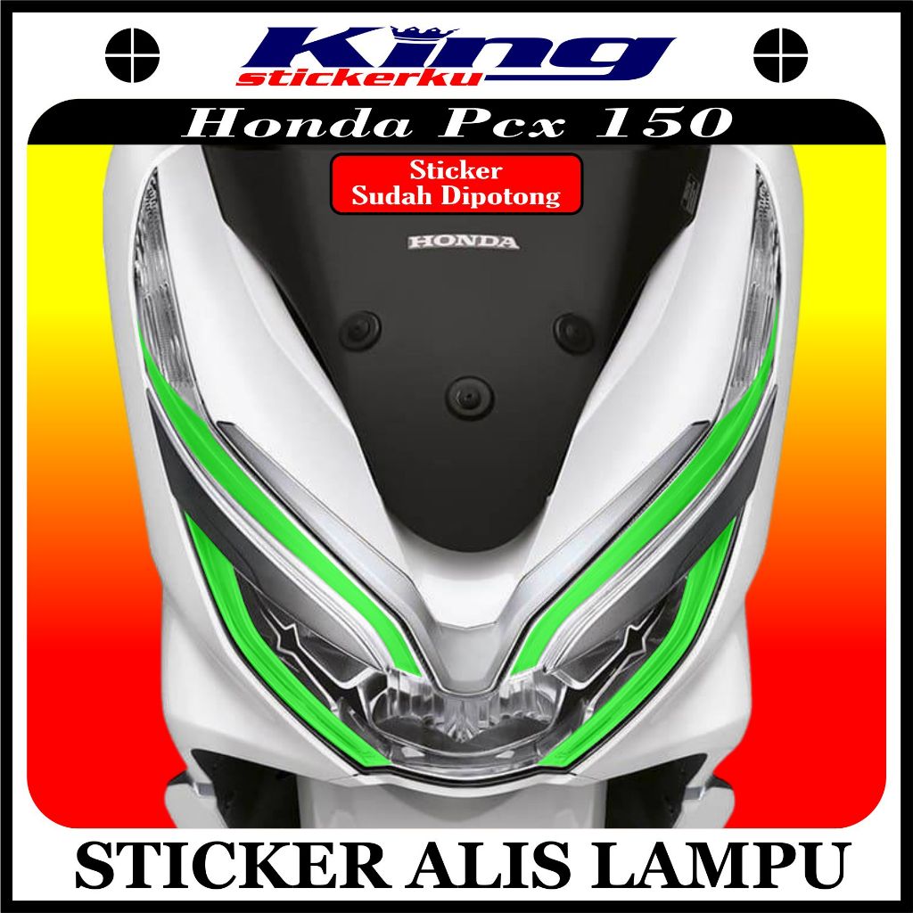 Stiker Alis Lampu PCX 150 | Stiker Lampu Alis PCX 150 Terbaru