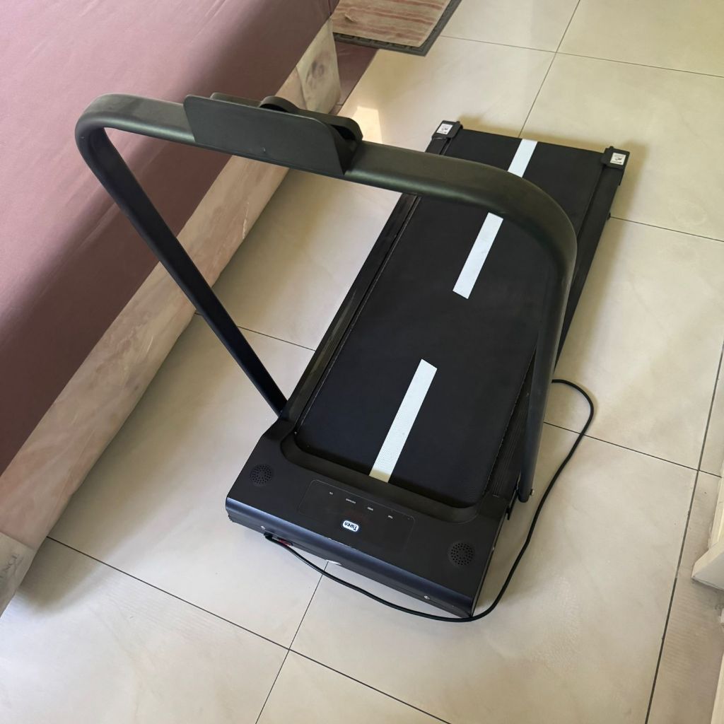 TWEN Treadmill Listrik Portable Walking Pad Running Multifungsi Lipat Alat Olahraga Gym Fitness Tred