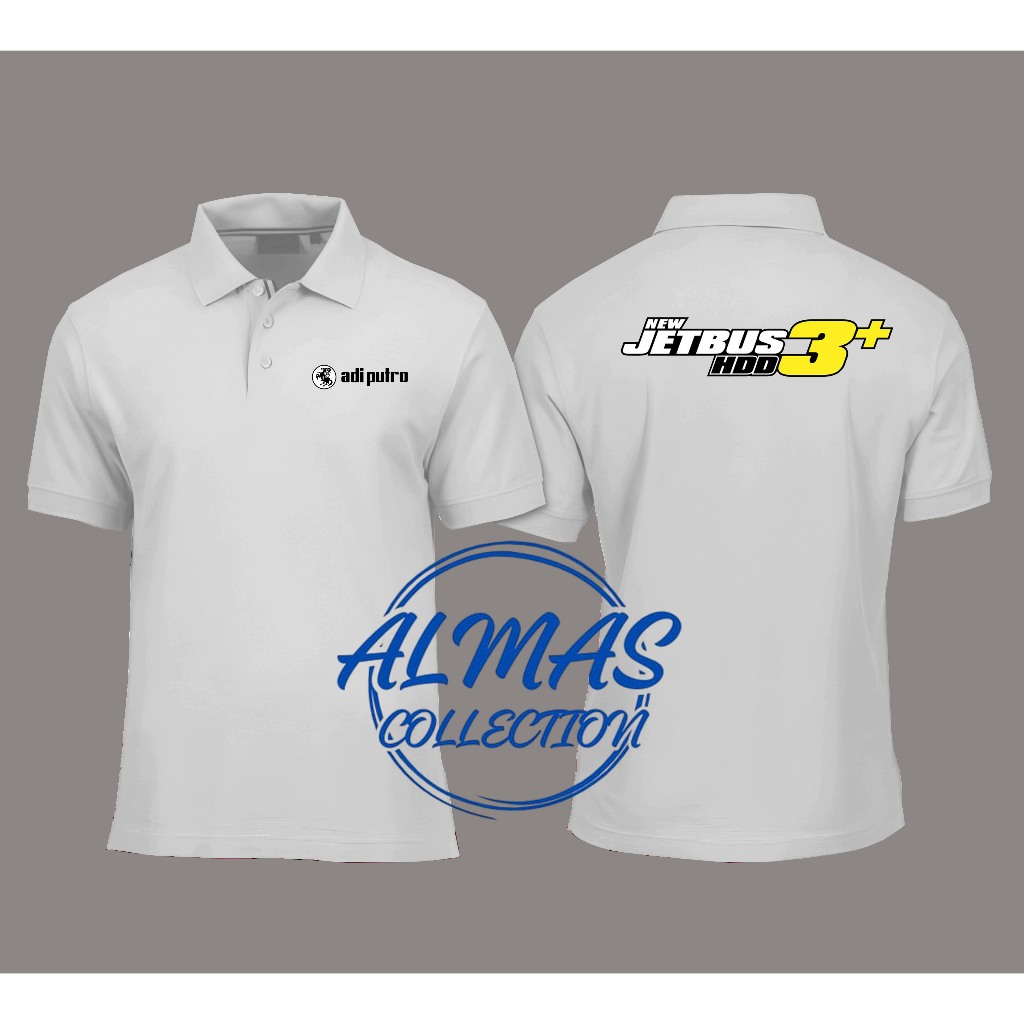 KAOS MODEL POLO BERKERAH JETBUS3 - KAOS POLO SHIRT JETBUS READY