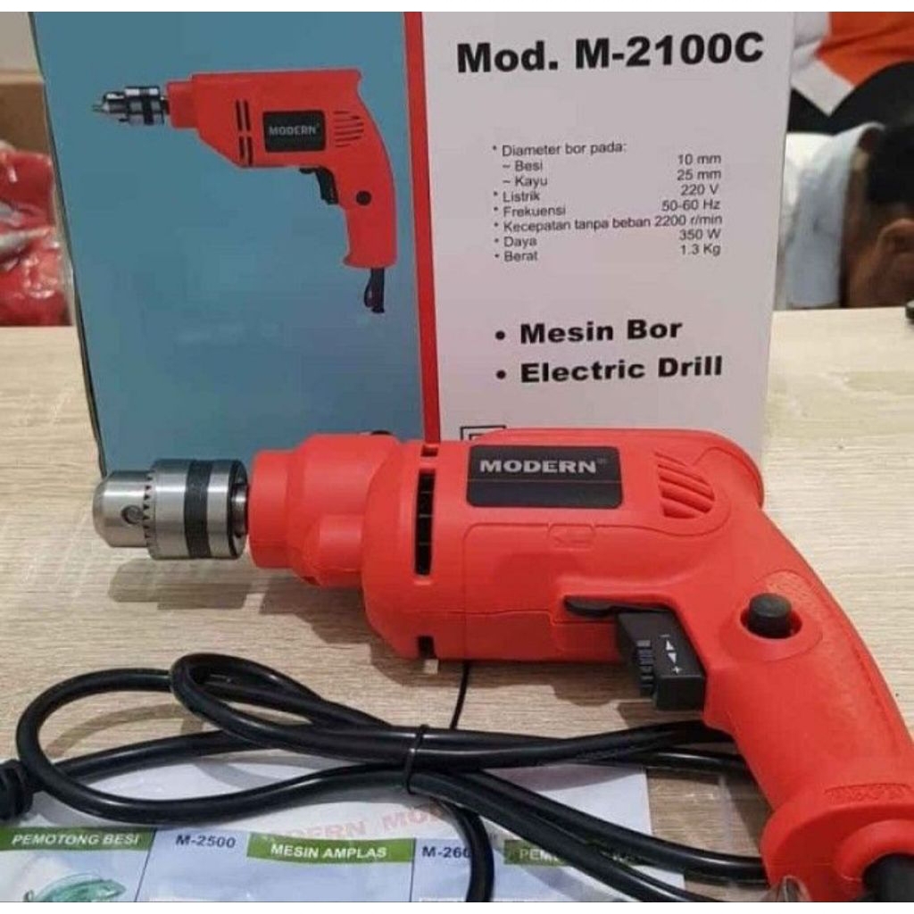 MESIN BOR LISTRIK MODERN M-2100C