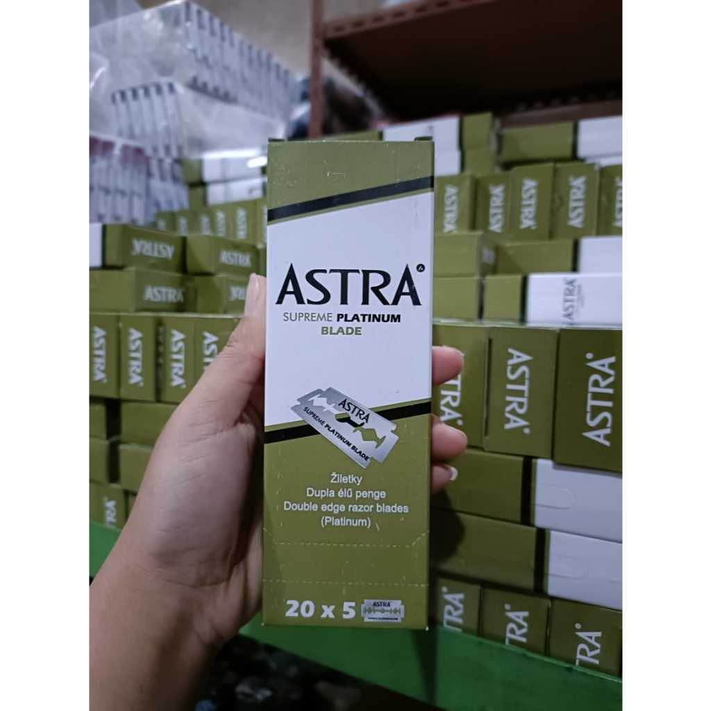 Astra Superior Platinum Silet 100 Pcs Original