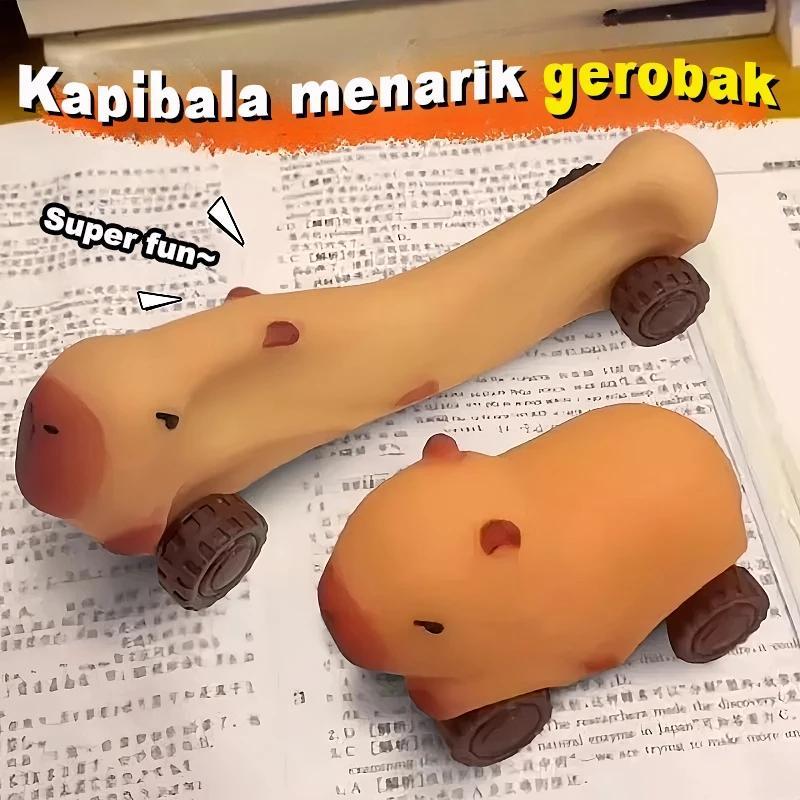 Mainan Capybara 3D Berbahan Karet Lembut, Tahan Lama Dan Dapat Dibentuk Ulang, Elastis Dan Dapat Dilipat, Cocok Untuk Anak Laki