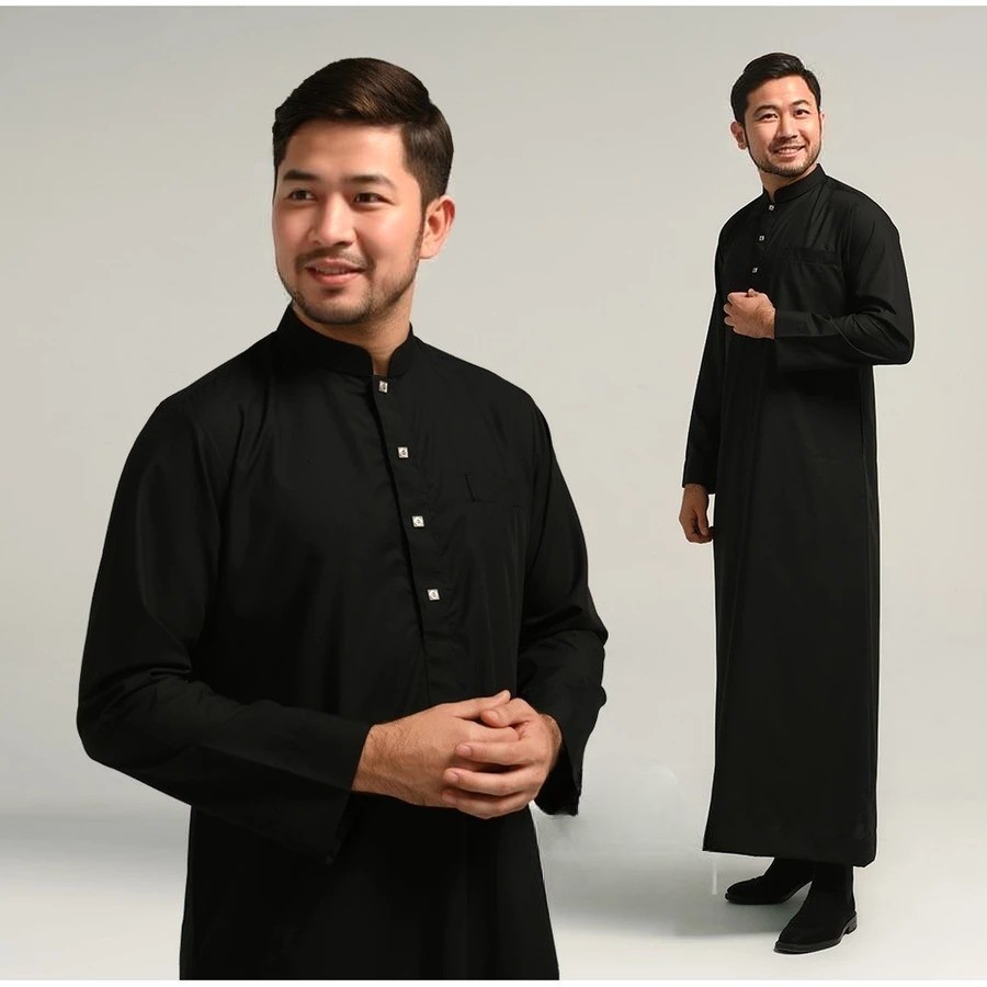 GAMIS AL HARAMAIN WOLL PREMIUM MANSET SERIES REGULER PROMO TERBARU JUBAH PRIA