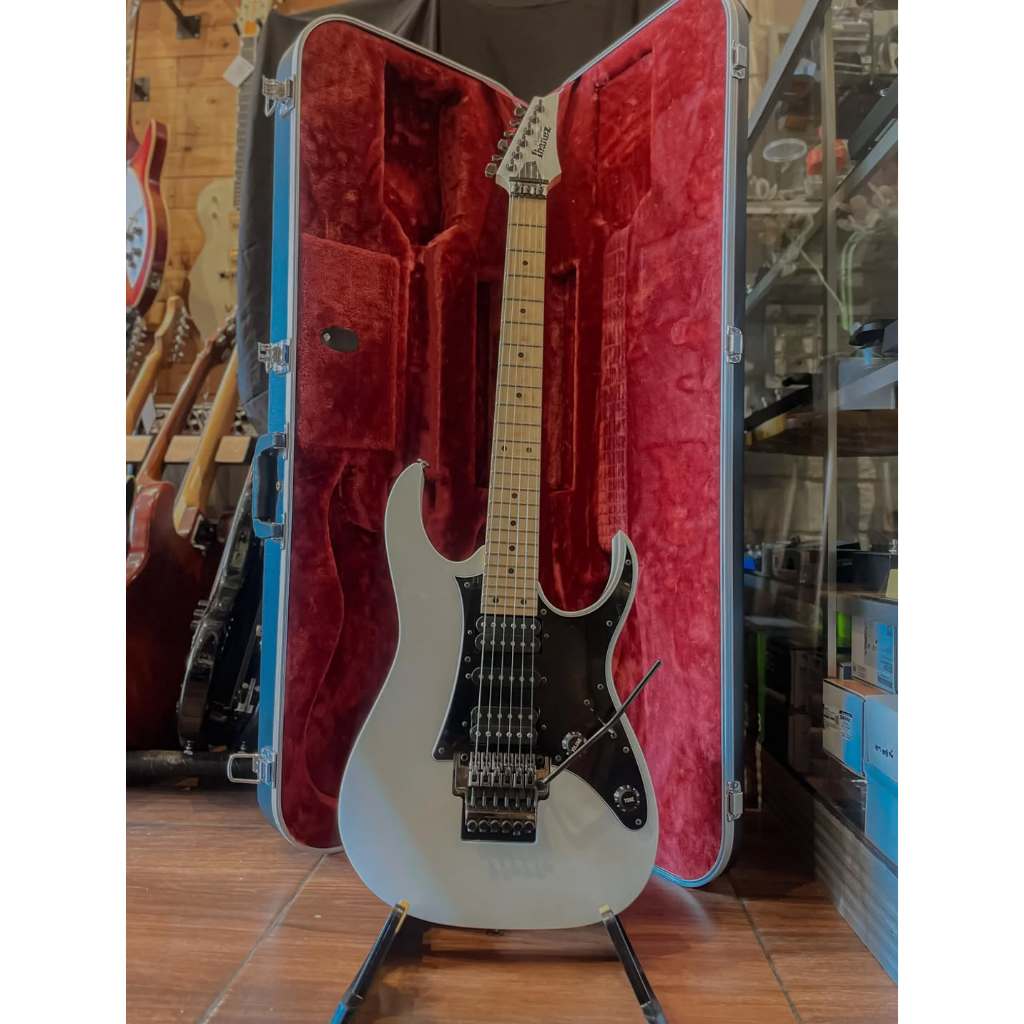 IBANEZ RG655 PRESTIGE JAPAN GALAXY WHITE USED