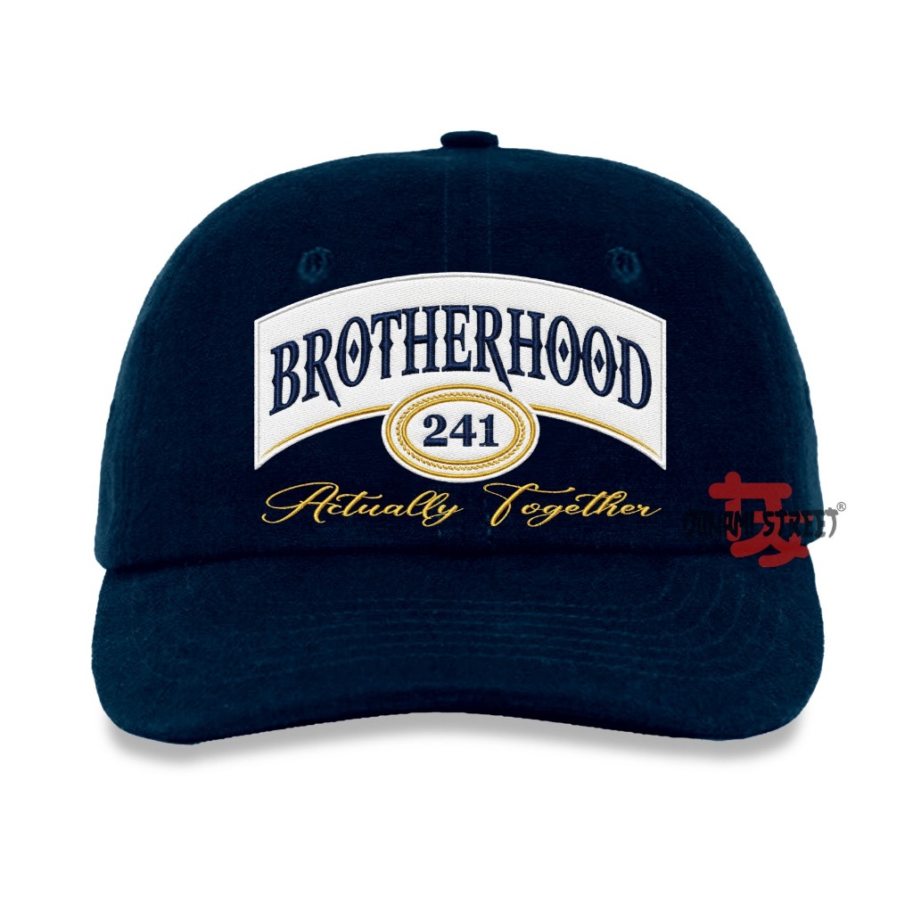 Diinamistreet Topi Distro Topi Polo Caps  Pria Wanita  Topi Baseball BROTHERHOOD