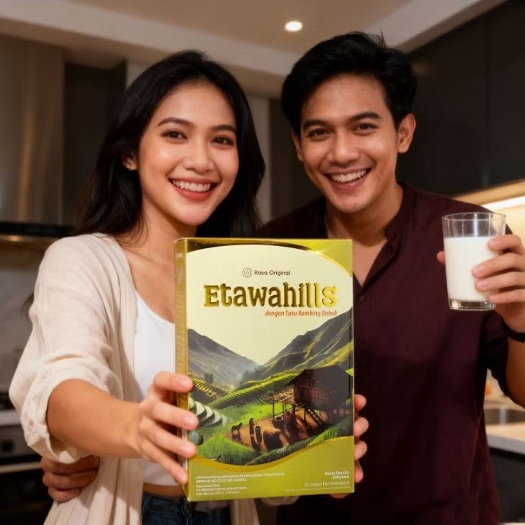 Nutrisi Pasangan Muda | Etawahills Susu Kambing Bubuk | Tinggi Protein, Kalsium dan Vitamin D | 200g