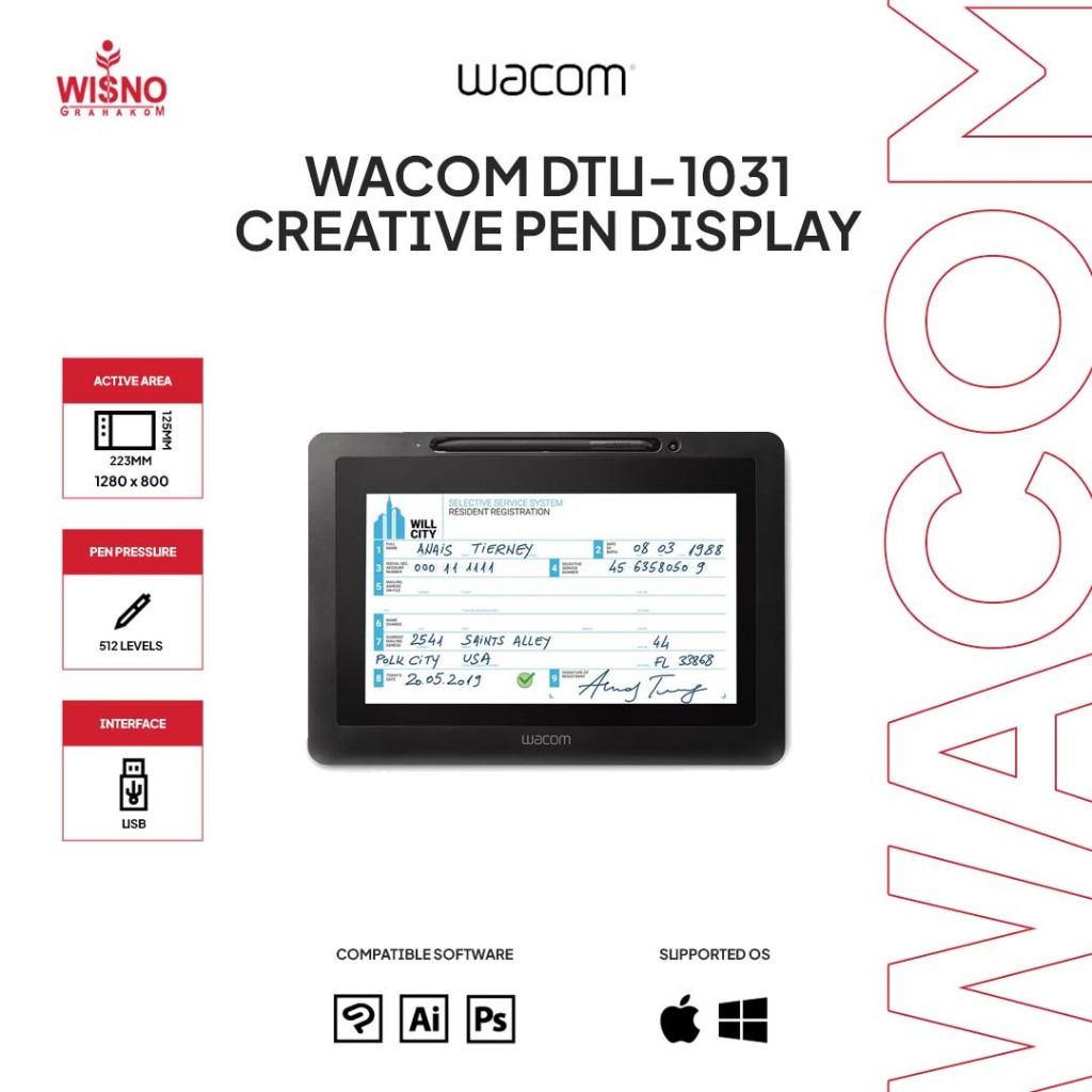 Wacom DTU-1031 Creative Pen Display