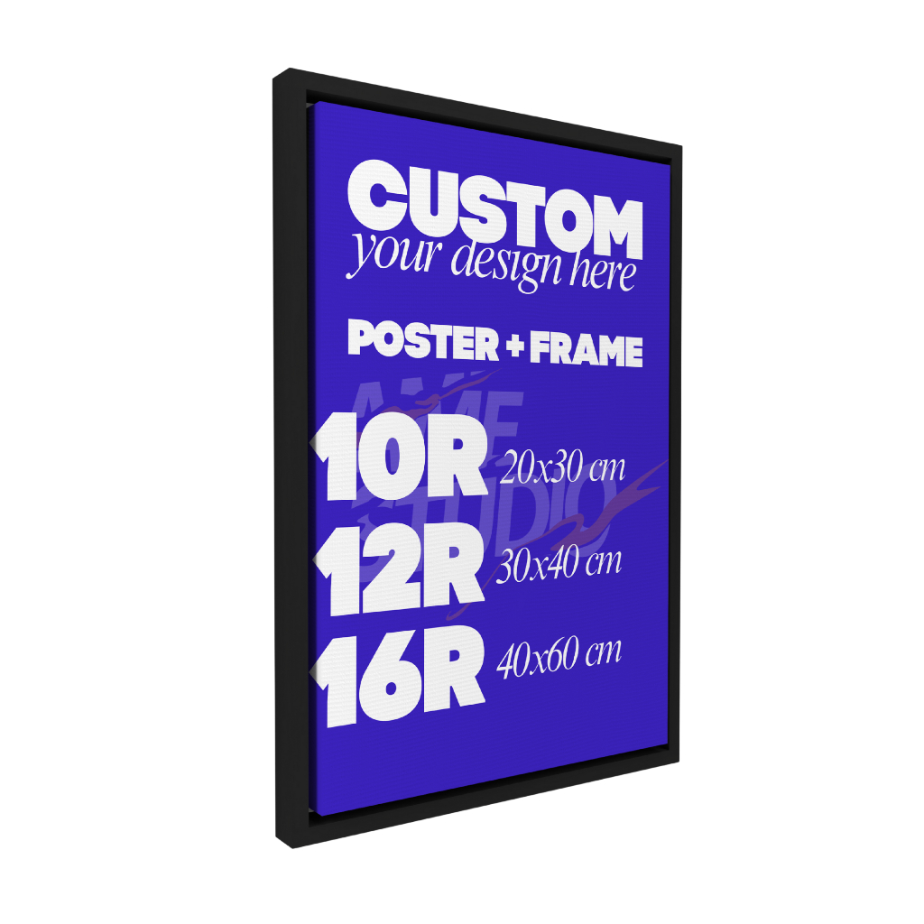 Custom Poster + Frame Block