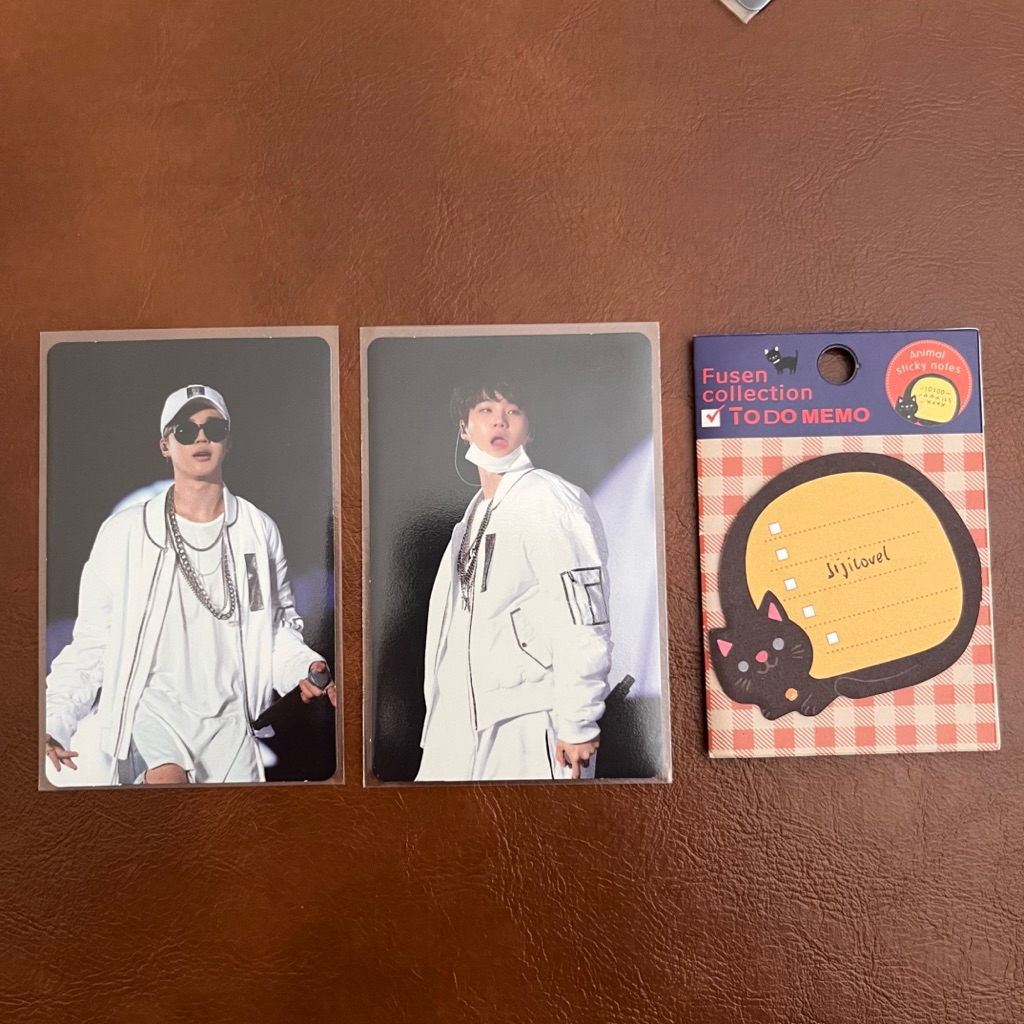 BTS suga jimin 3rd muster tony montana photocard pc