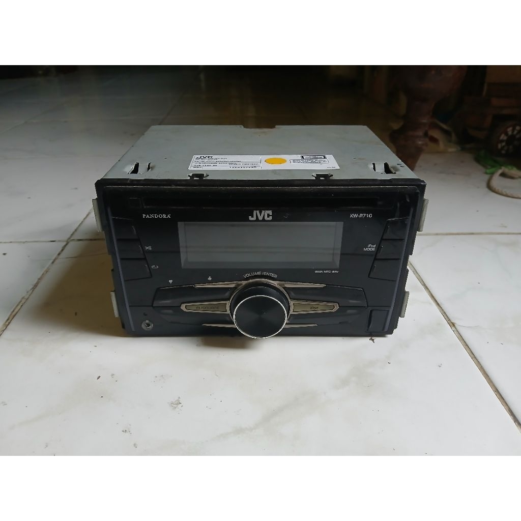Head unit Double Din JVC KW-R710 Pandora Seri Tinggi Preloved