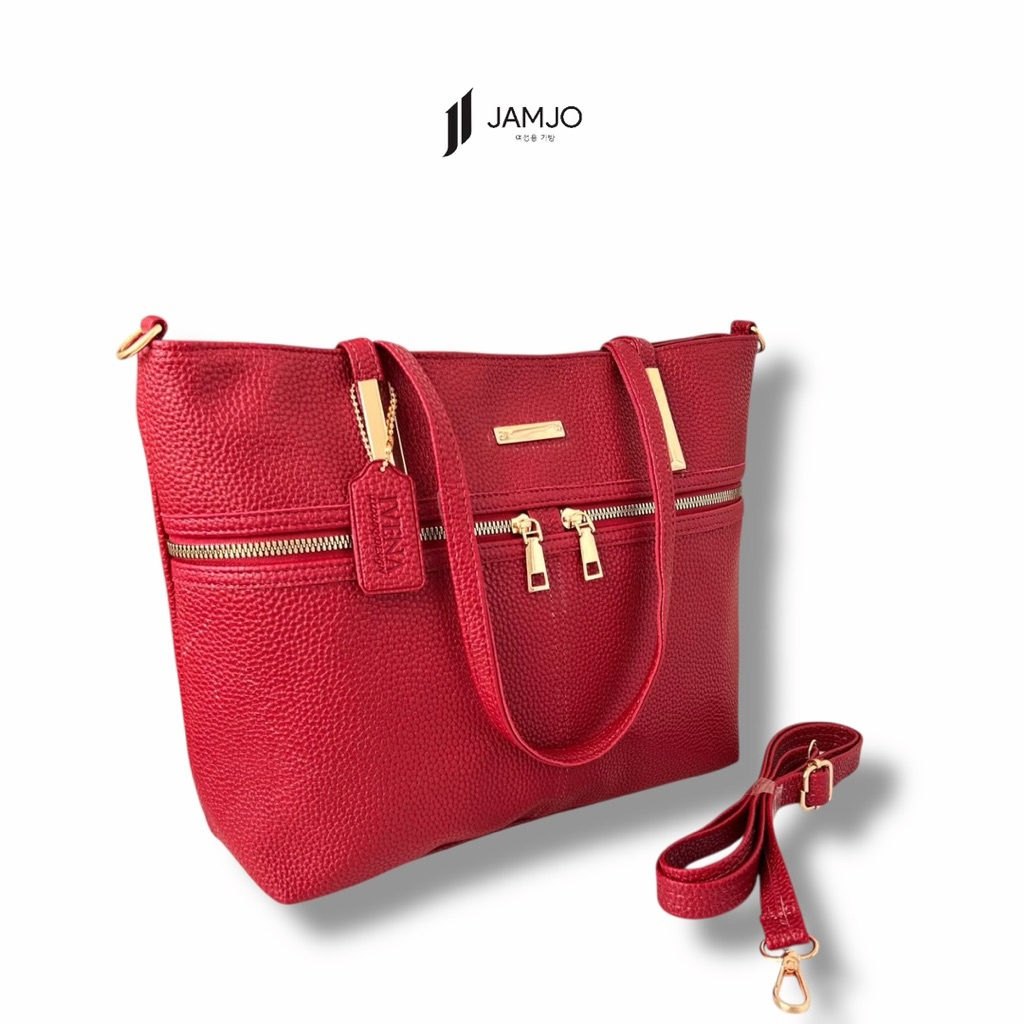 JAMJO - MICHELLE BAG TAS TOTE KULIT JERUK WANITA TOTEBAG