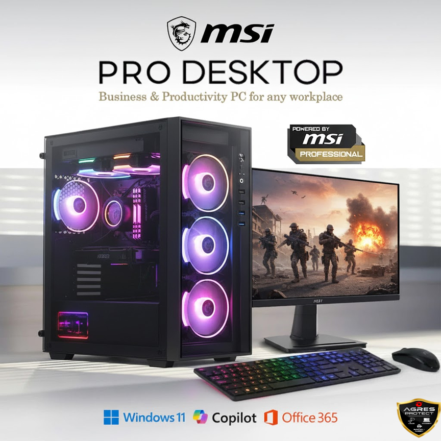 MSI PRO DESKTOP PC XII I7 12700 - RAM 16GB 1TB WIFI BT W11+OFFICE 365 BUSINESS FREE MONITOR