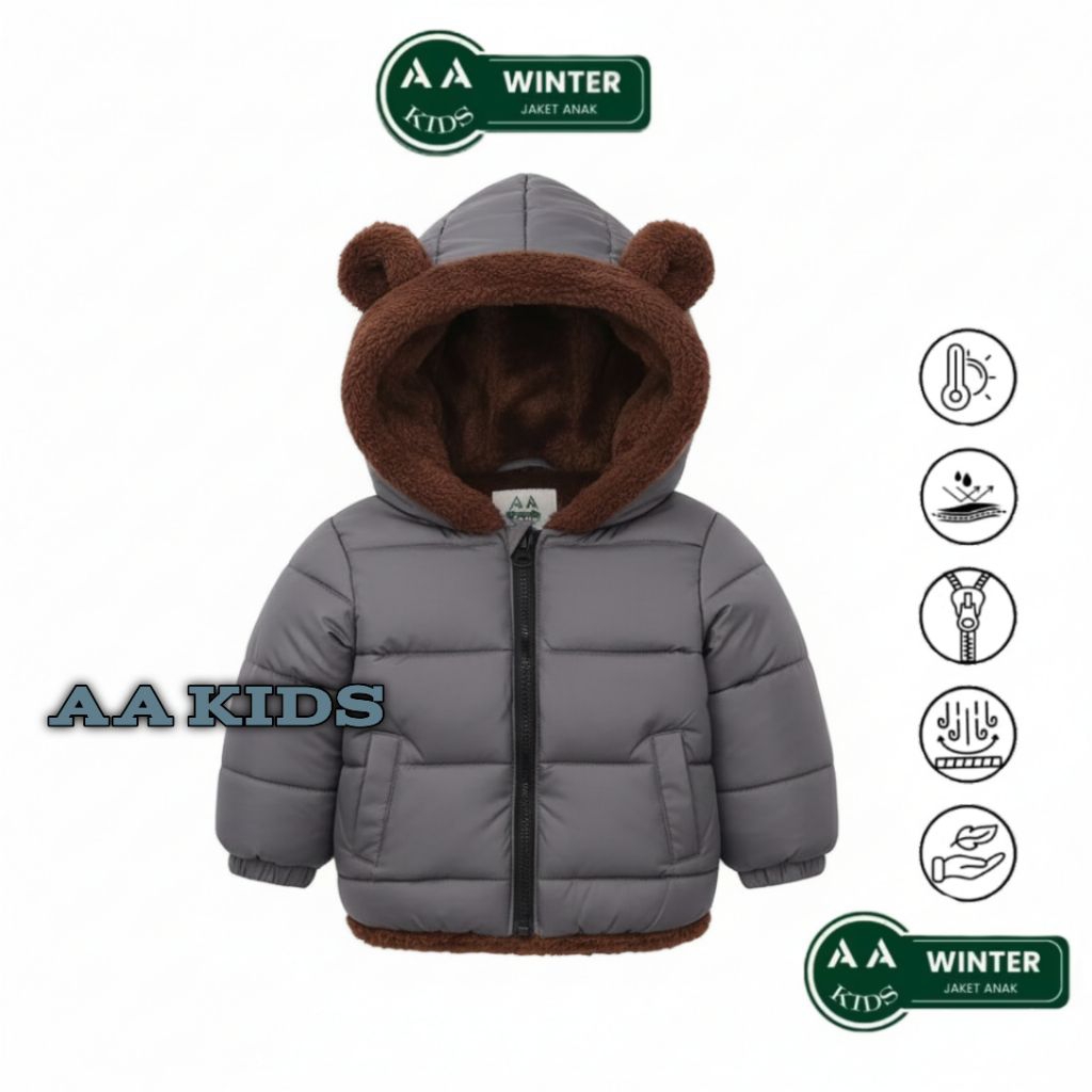 new jaket winter anak /jaket gelembung anak jaket tebal untuk anak laki laki dan perempuan usia 1