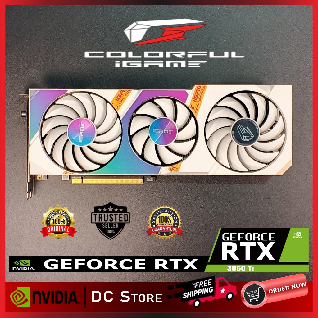 VGA Nvidia Geforce RTX 3060Ti 8GB GDDR6 256Bit