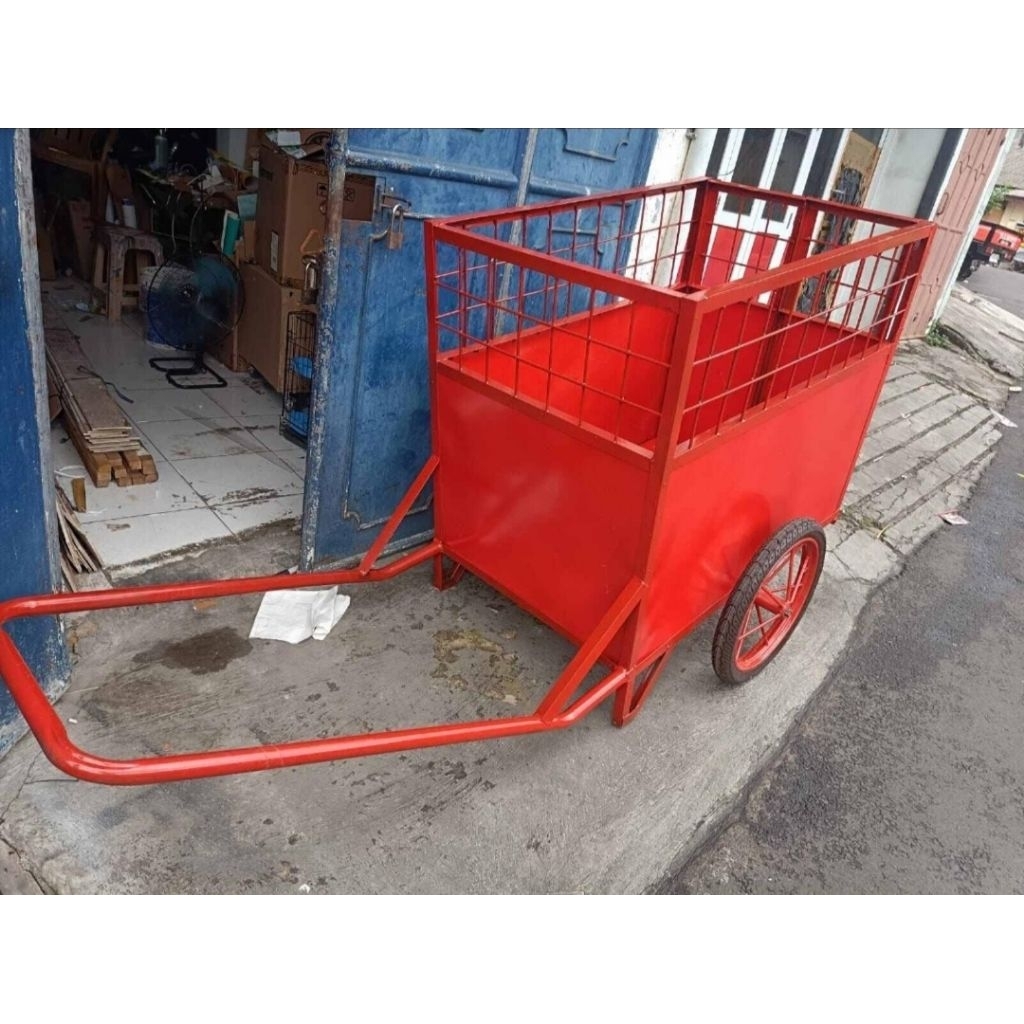 gerobak sampah multifungsi&serbaguna full besi