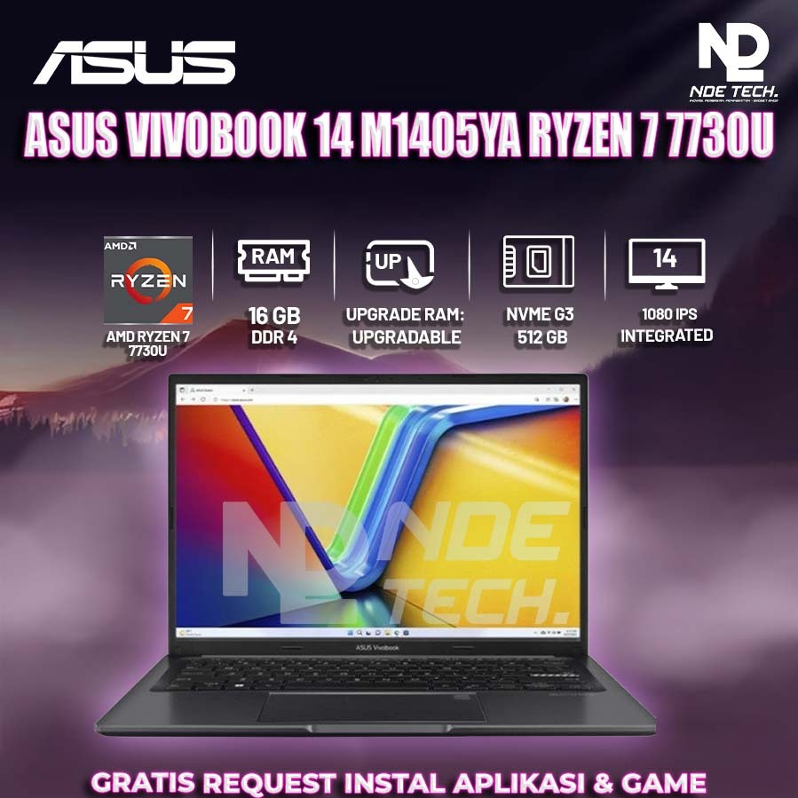 Asus Vivo book 14 M1405YA Ryzen 7 7730U