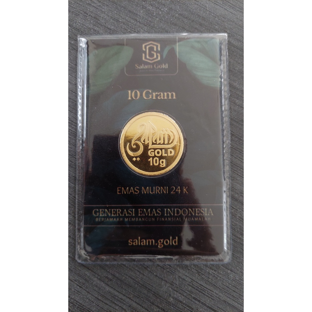 SALAM GOLD REGULER SERIES 10-25gr/LOGAM MULIA BATANGAN/LOGAM MULIA EMAS/LOGAM MULIA EMAS BATANGAN/LO