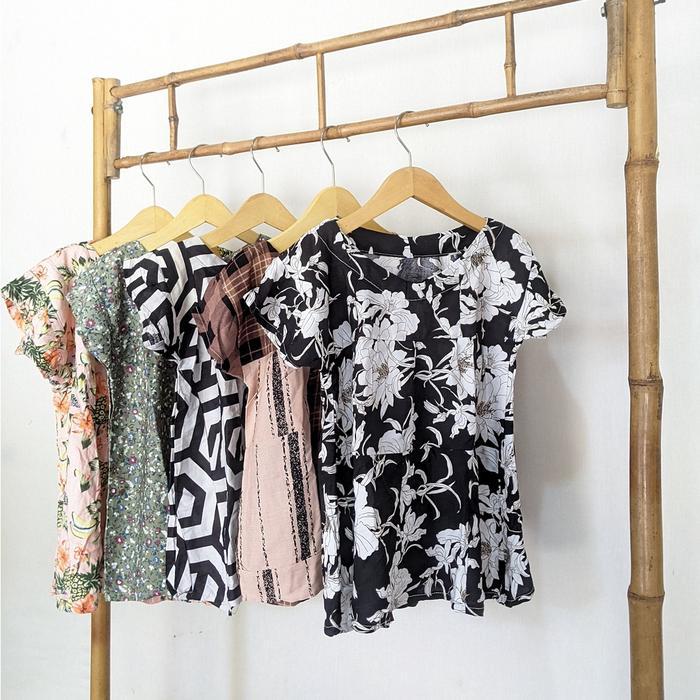 Daster Anak Rayon Yukensi Sambung Tali Katun Rayon Home Dress Daily Murah Grosir Obral Daster viral 