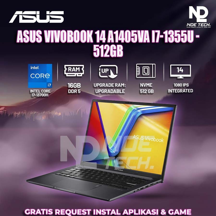 ASUS Vivobook 14 A1405VA i7-1355U