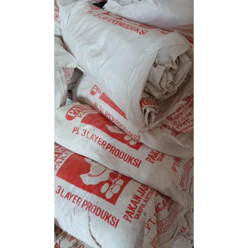 sale karung bekas pakan 50 kg