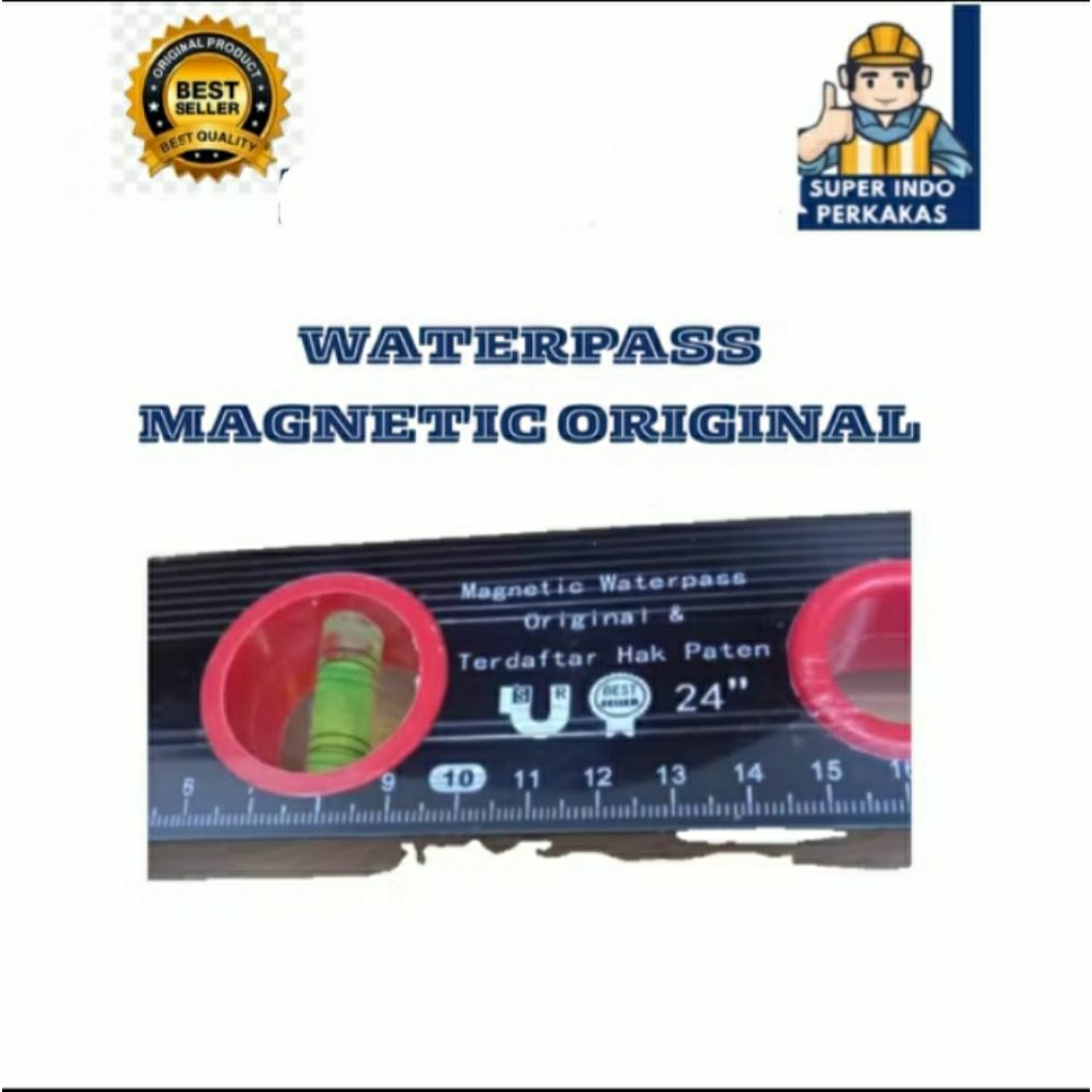 Waterpass / WATERPASS MAGNETIC  18 INCH & 24 INCH  /ALAT UKUR KEMIRINGAN & KETEPATAN