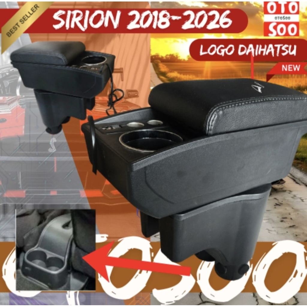 OTOSOO ARMREST SIRION 2018-2025 - CONSOLE BOX NEW SIRION 2018-2025