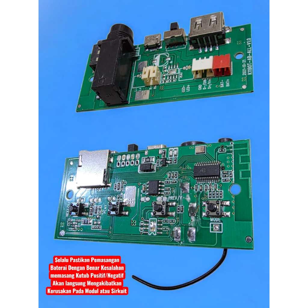 TERMURAH MODULE MODUL MP3 BLUETOOTH 3.7V-5V MODUL MUSIK BOX BT MIC MICROPHONE 6.5MM COPOTAN RADIO AU