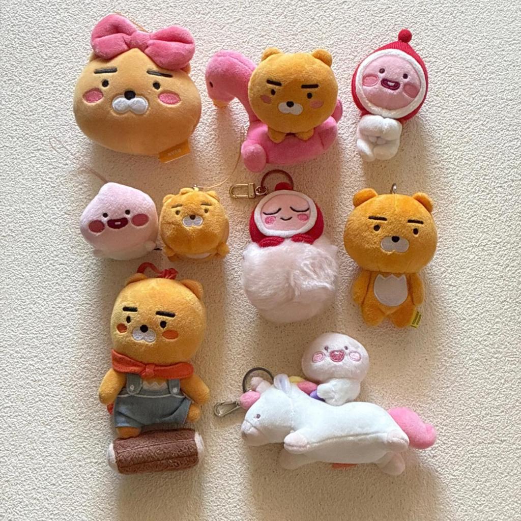 kakao friends ryan apeach keychain bagcharm