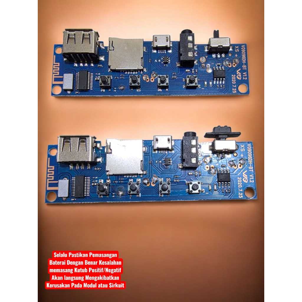 TERMURAH MODULE MODUL MP3 BLUETOOTH 3.7V-5V MODUL MUSIK BOX BT COPOTAN RADIO AUX FLASHDISK MEMORY CA