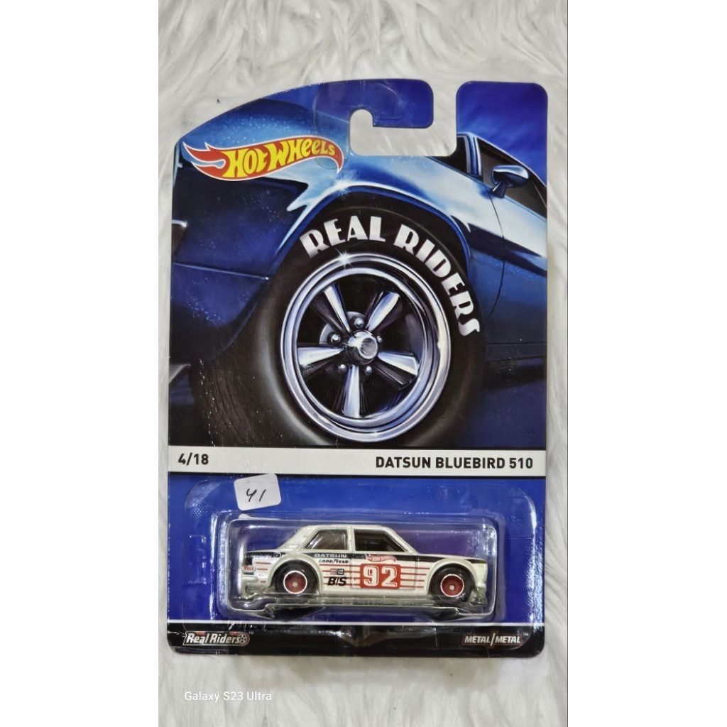 Hot Wheels Datsun Bluebird 510 Real Riders
