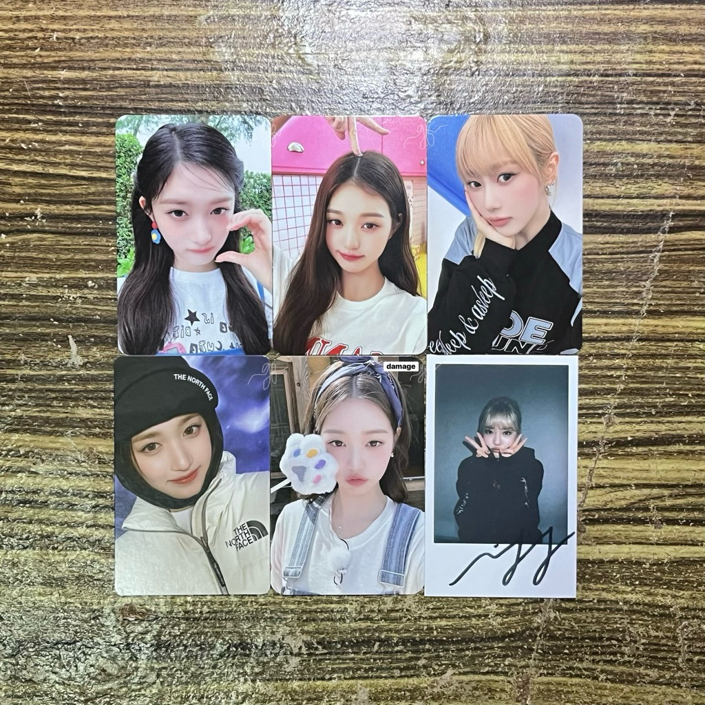 PC Photocard IVE Wonyoung POB Bene SSQ SG23 Beatroad Leeseo A Dreamy Day North Face aespa Giselle Ba