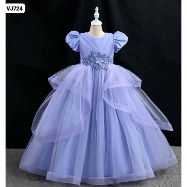 ARS-Gaun natal anak dress natal anak baju natal anak gaun kembang anak dress kembang anak baju kemba