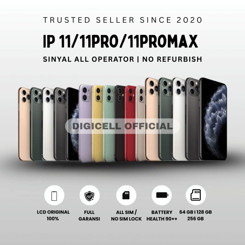 iP 11 - 11 pro - 11 pro max 128gb 256gb Lcd Original 100% No Refurb