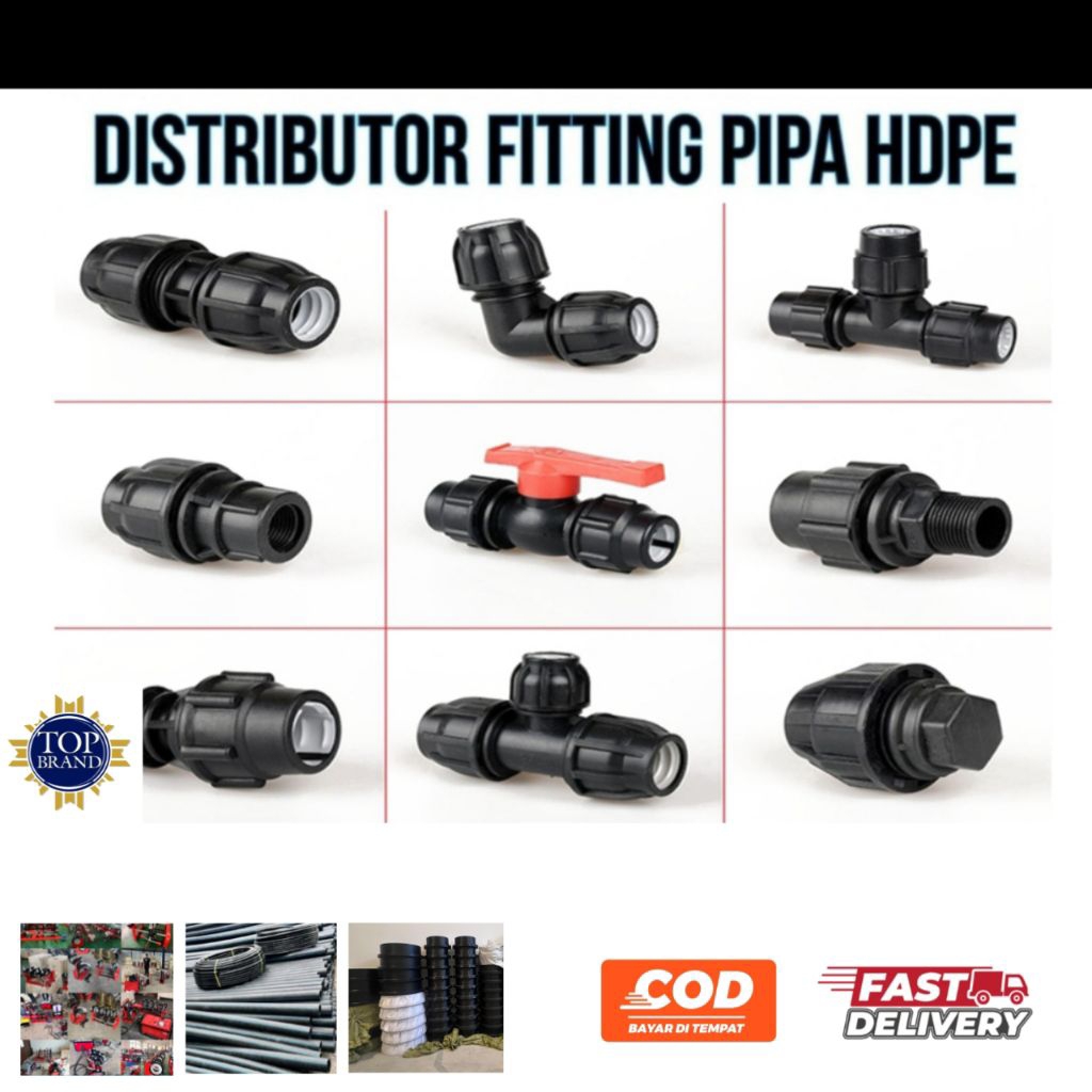 Fitting Hdpe - Aksesoris Hdpe
