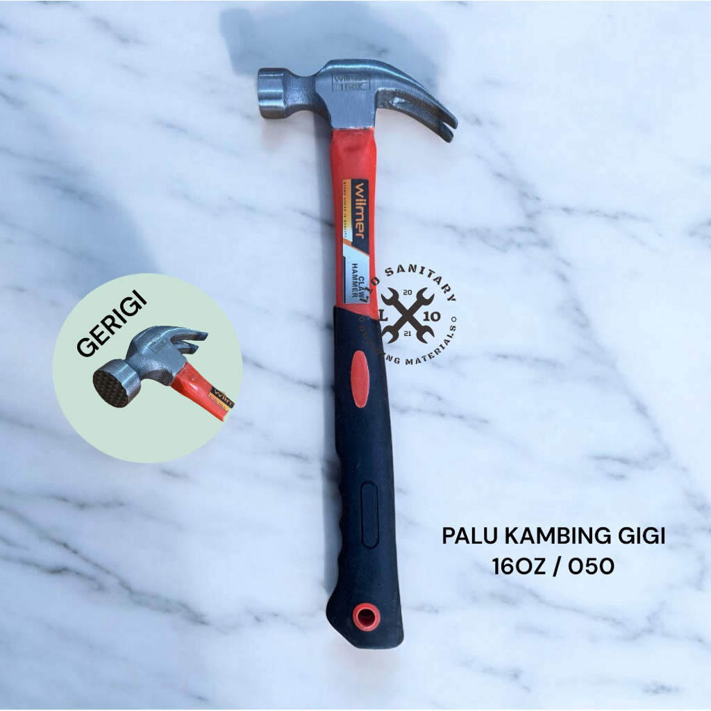 Palu Kambing Magnet / Palu Kambing Gigi + Magnit 16oz 050