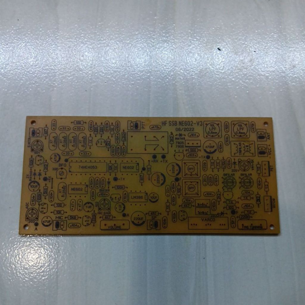 PCB Bitx HF SSB NE602 Versi-3