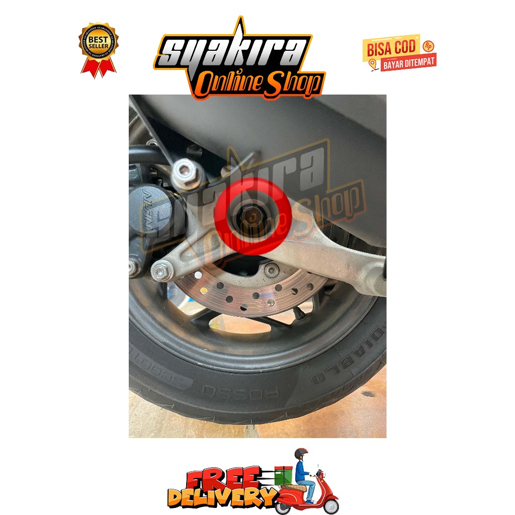 MUR RODA BELAKANG MODEL V-2 PCX 160 STYLO ADV VARIO 160 150 LOKAL CBU NEW OLD ABS CBS TAHUN 2010 - 2