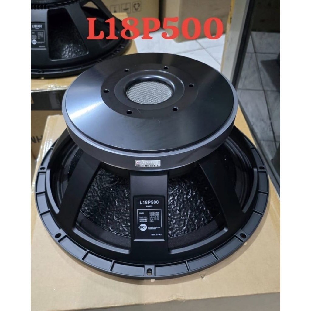SPEAKER SUBWOOFER RCF 18P500 VOICE COIL 5 INCH MAGNET BESAR