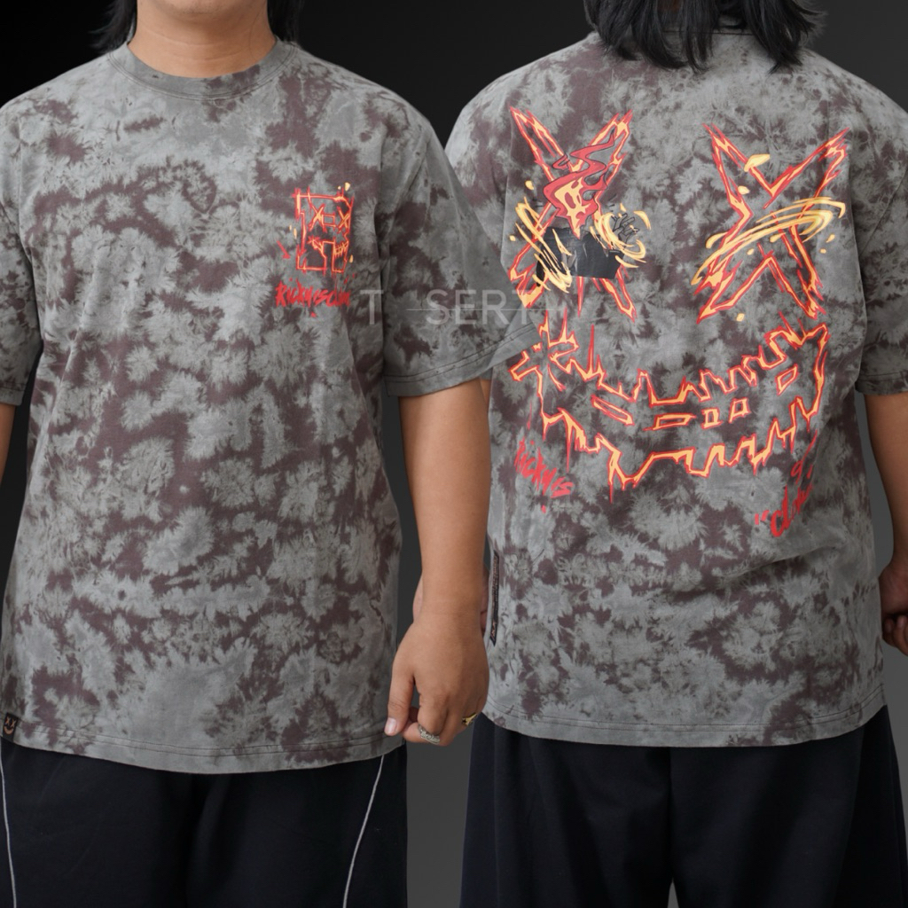Ricky Is Clown  Grey Tee Original / Baju Kaos Ricky Is Clown Authentic