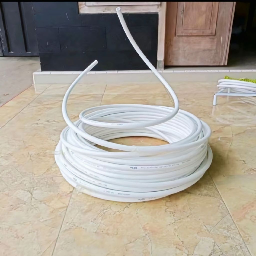 Pipa Elastis Putih 16mm Pipa Lampu Dekorasi 1 Meter Pipa Dekorasi Tangkai Dekorasi 1216 Pipa Elastis
