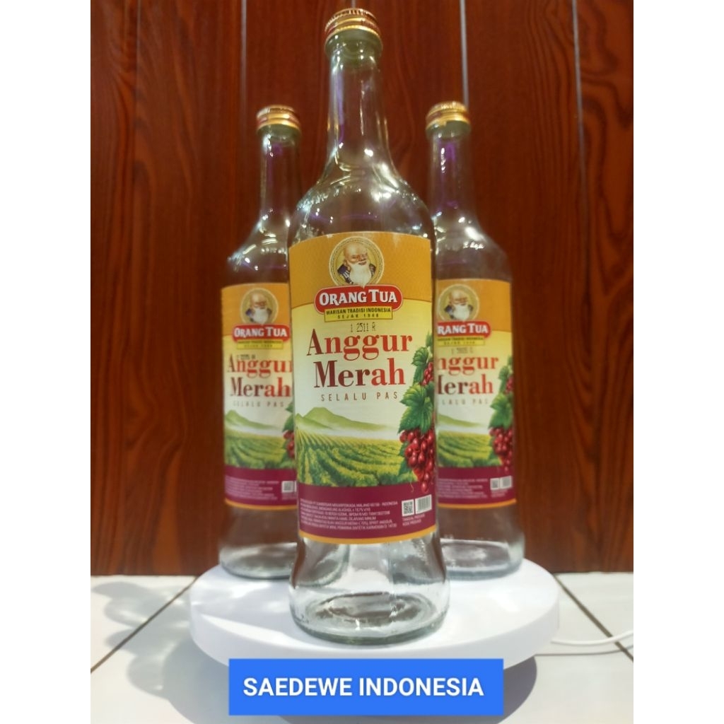 BOTOL KOSONG ANGGUR MERAH BEKAS MINUMAN IMPORT KAPASITAS 620ML BAHAN KACA TEBAL COCOK BUAT KOLEKSI D