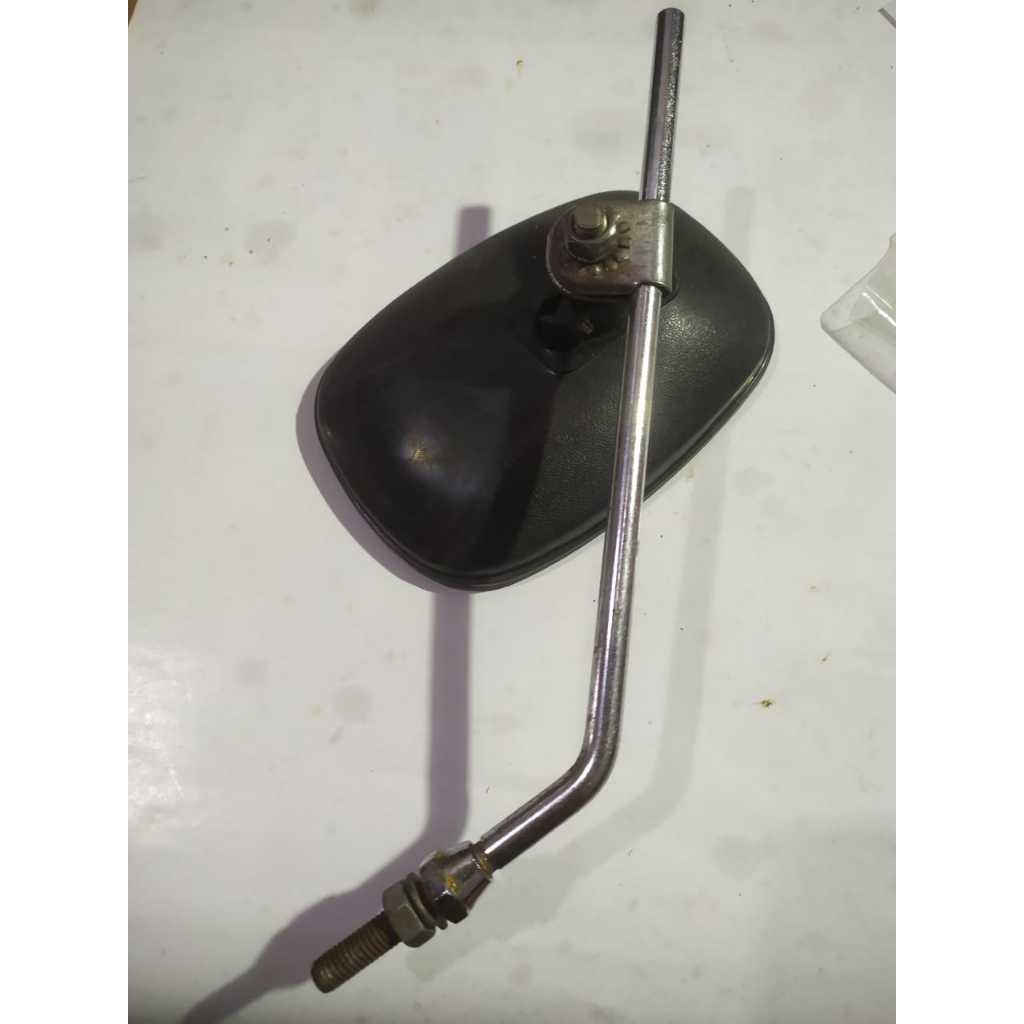 spion jepit pendek kaca cembung original vespa super sprint NOS