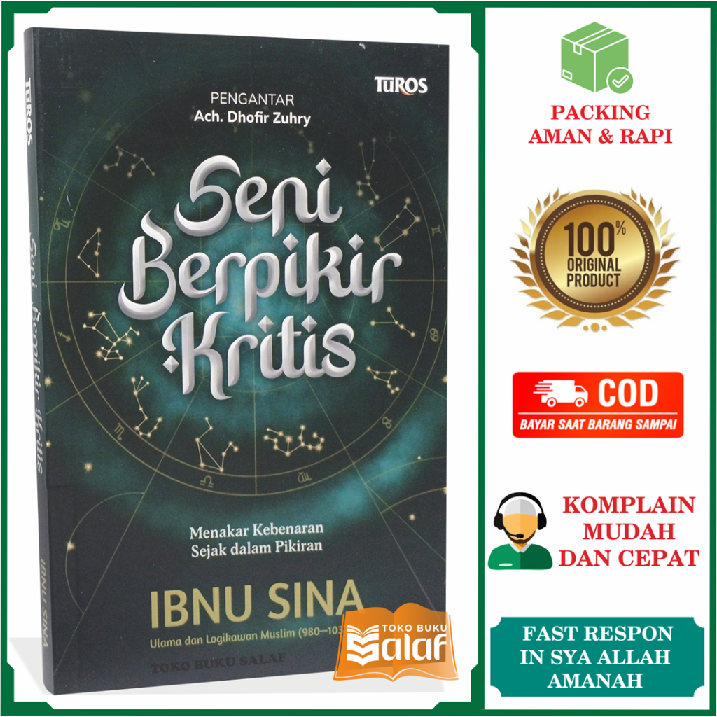 Buku Seni Berpikir Kritis Menakar Kebenaran Terjemah Kitab Ilmu Mantik Ali Harb