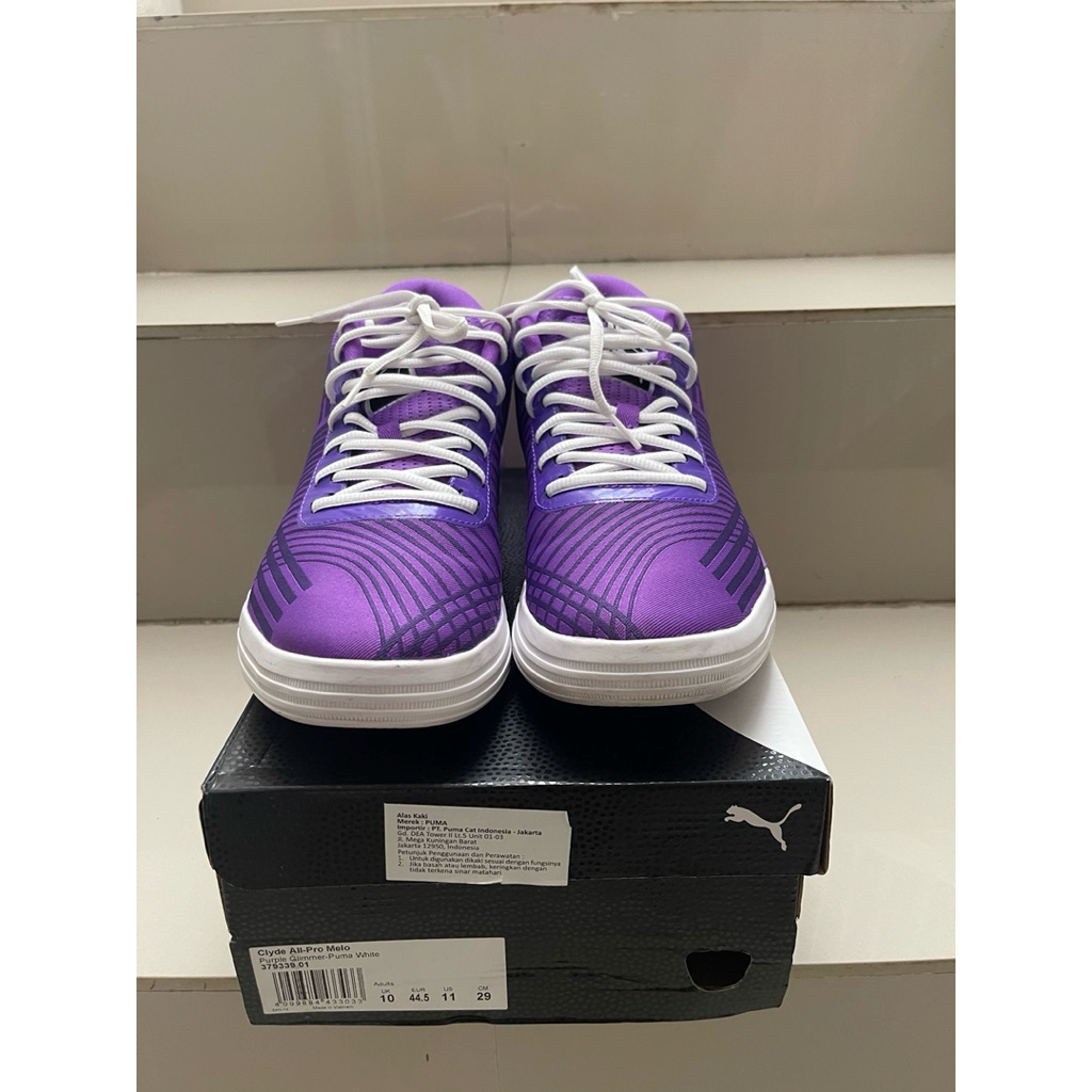 sepatu basket puma clyde all pro mb lamelo Ball us11 bekas koleksi original