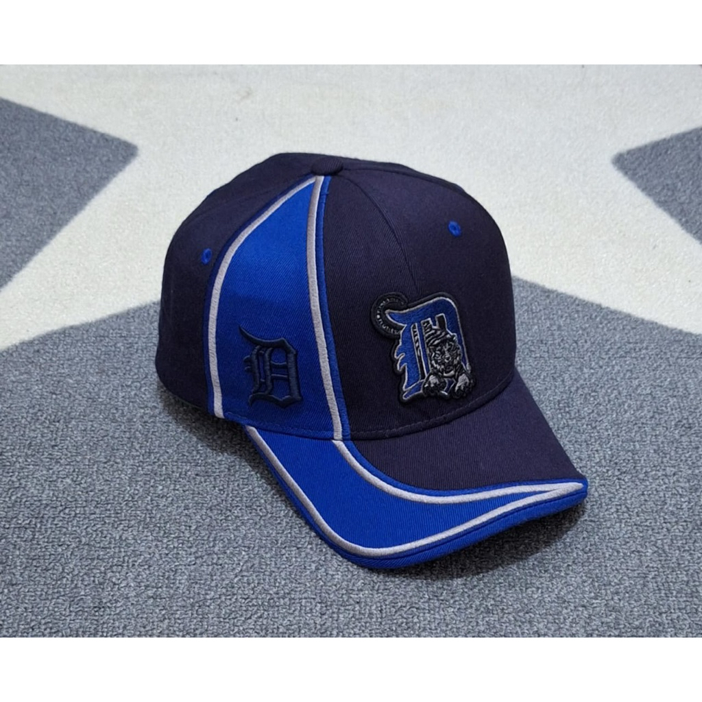 Topi mlb D detroit tigers navy blue biru bisbol baseball cap preloved 2nd seken sekon secon pl bekas