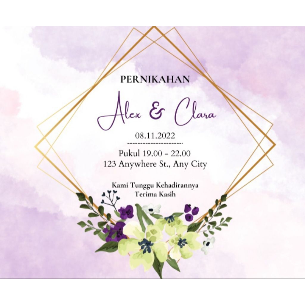 TEMPLATE UNDANGAN PERNIKAHAN