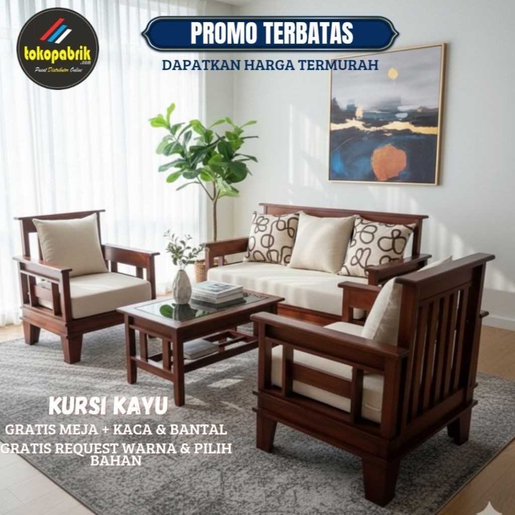 Kursi Tamu Kayu Murah Sofa Ruang Tamu Sofa Murah Bandung Cimahi
