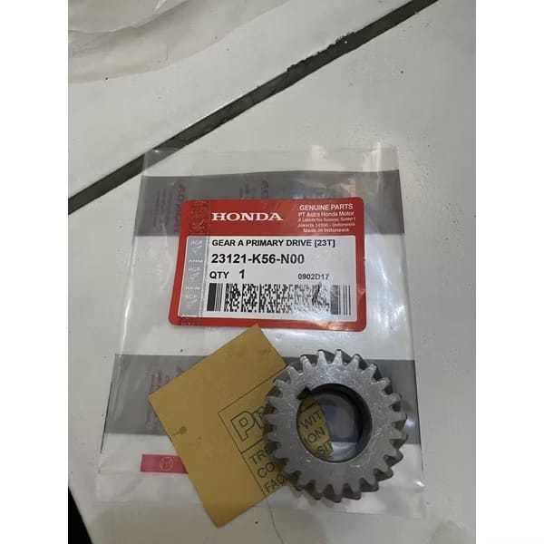 GIGI PRIMER LAWAN KOPLING KRUK AS CB150 LED SONIC 150 SUPRA GTR 150 K56 ORIGINAL HONDA