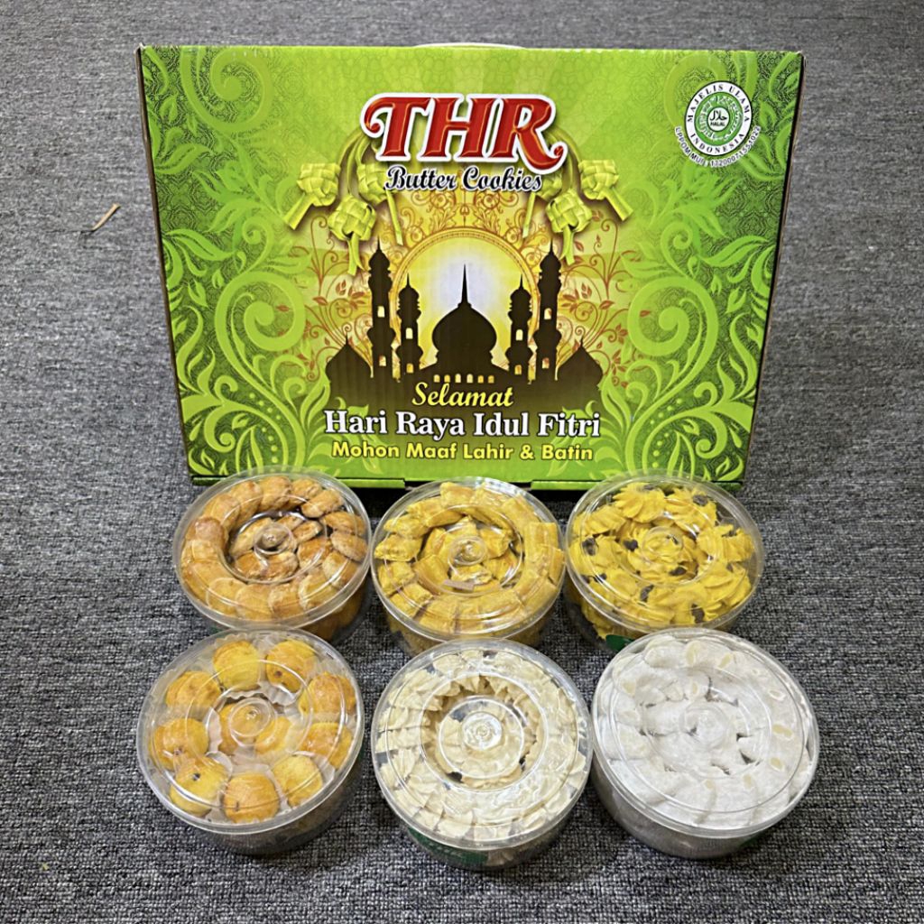 PAKET KUE KERING THR ISI 6 TOPLES PREMIUM | HAMPERS PAKET KUE KERING LEBARAN | PARSEL KUE KERING LEB